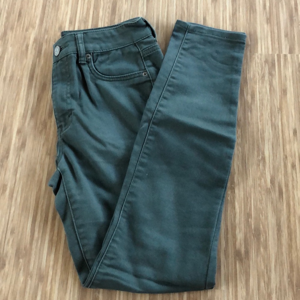 Aeropostale Army Green High Wasited Jeggings